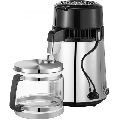 VEVOR 4L Stainless Steel Water Distiller Countertop Machine For Home