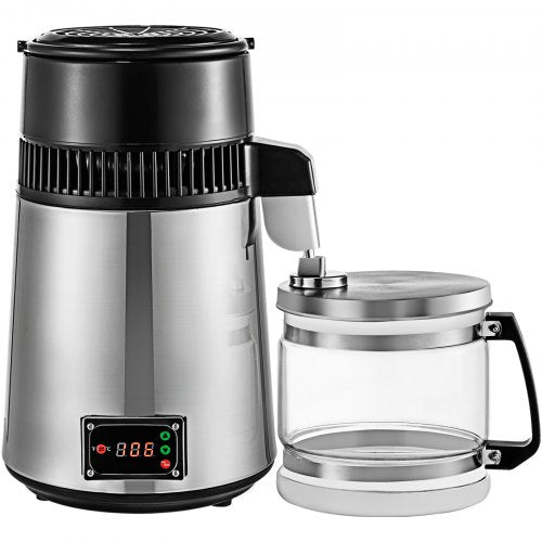 VEVOR 4L Stainless Steel Water Distiller Countertop Machine For Home