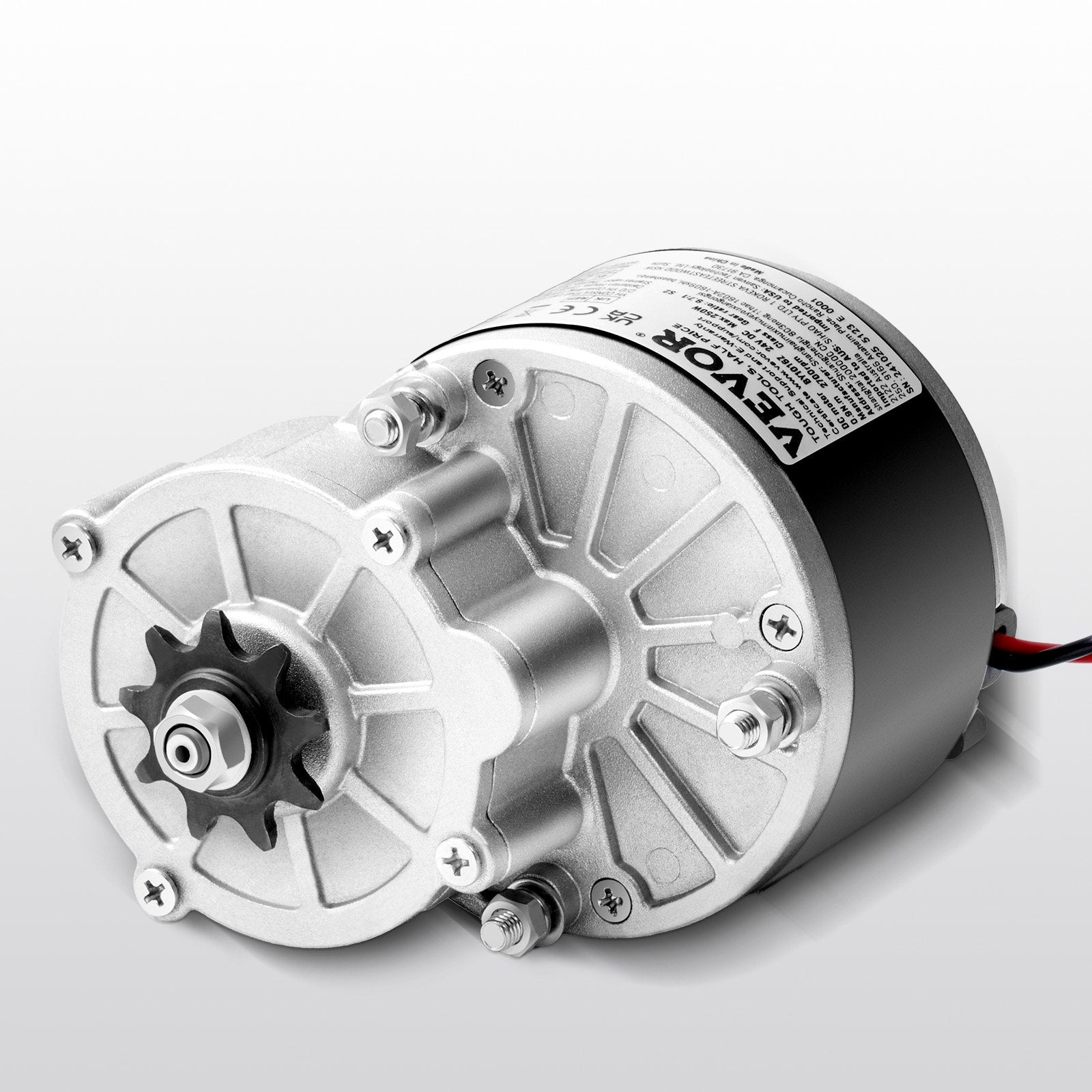 250W DC Motor Kit 24V 2700rpm Brushed with Speed Controller & Throttle Grip
