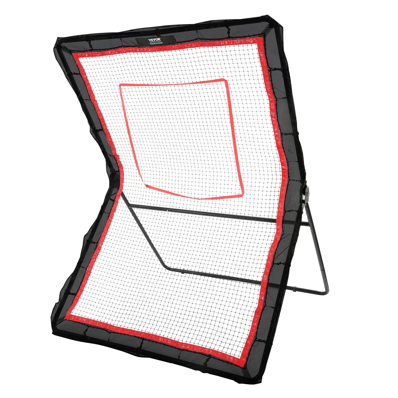 Lacrosse Rebounder 5x7ft Volleyball Bounce Back Net Adjustable Pitchback