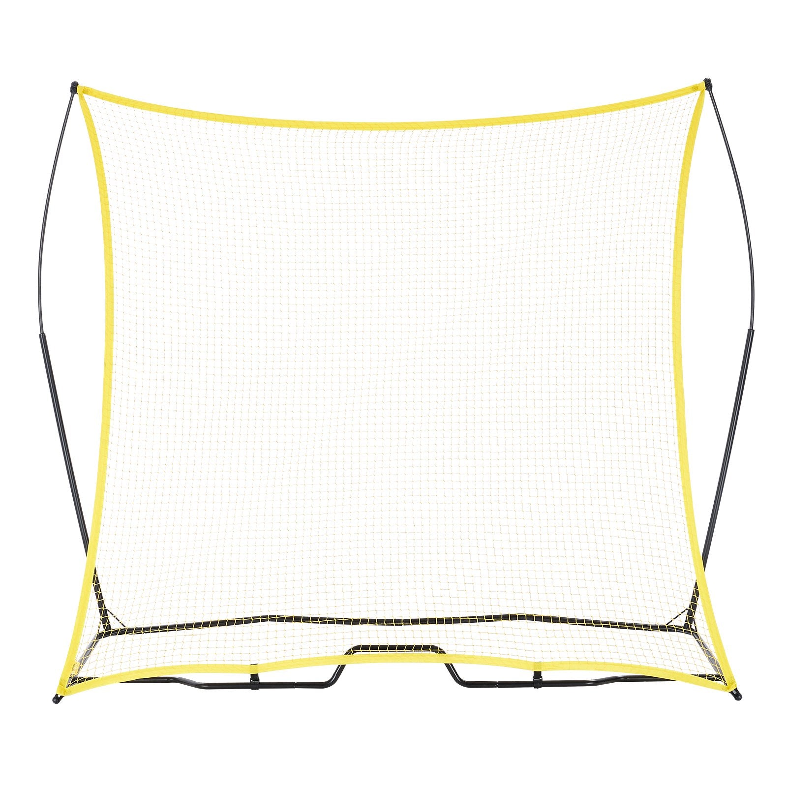 Soccer Rebounder 7x7FT Trainer Iron & Polyester with Portable Bag for Solo Team