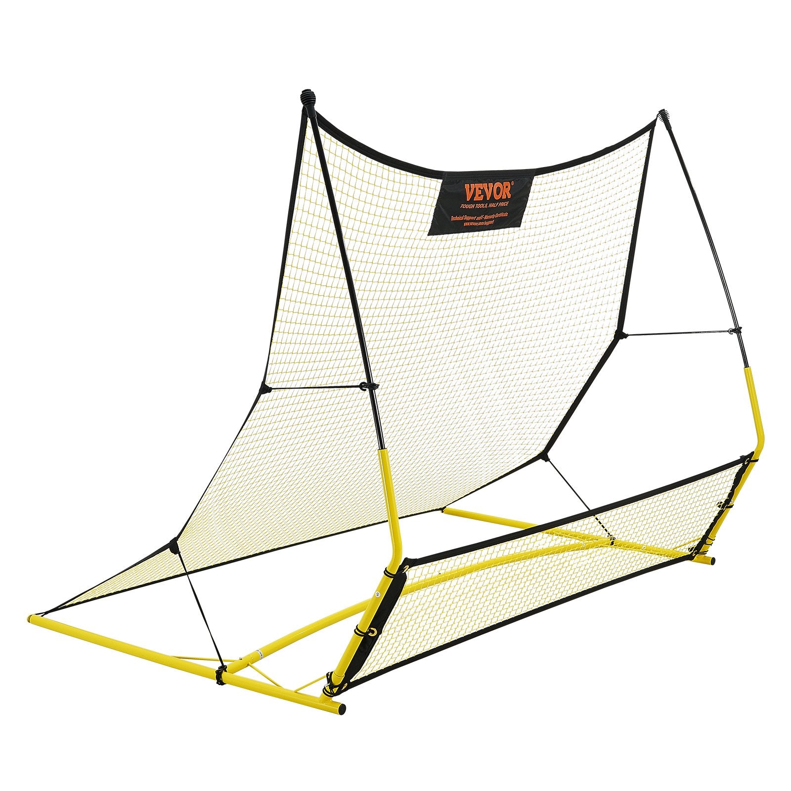 Soccer Trainer 2-in-1 Portable Rebounder Net Iron Wall Bag Practice Training