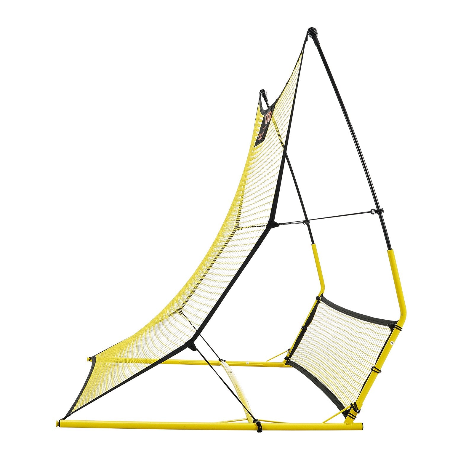 Soccer Trainer 2-in-1 Portable Rebounder Net Iron Wall Bag Practice Training