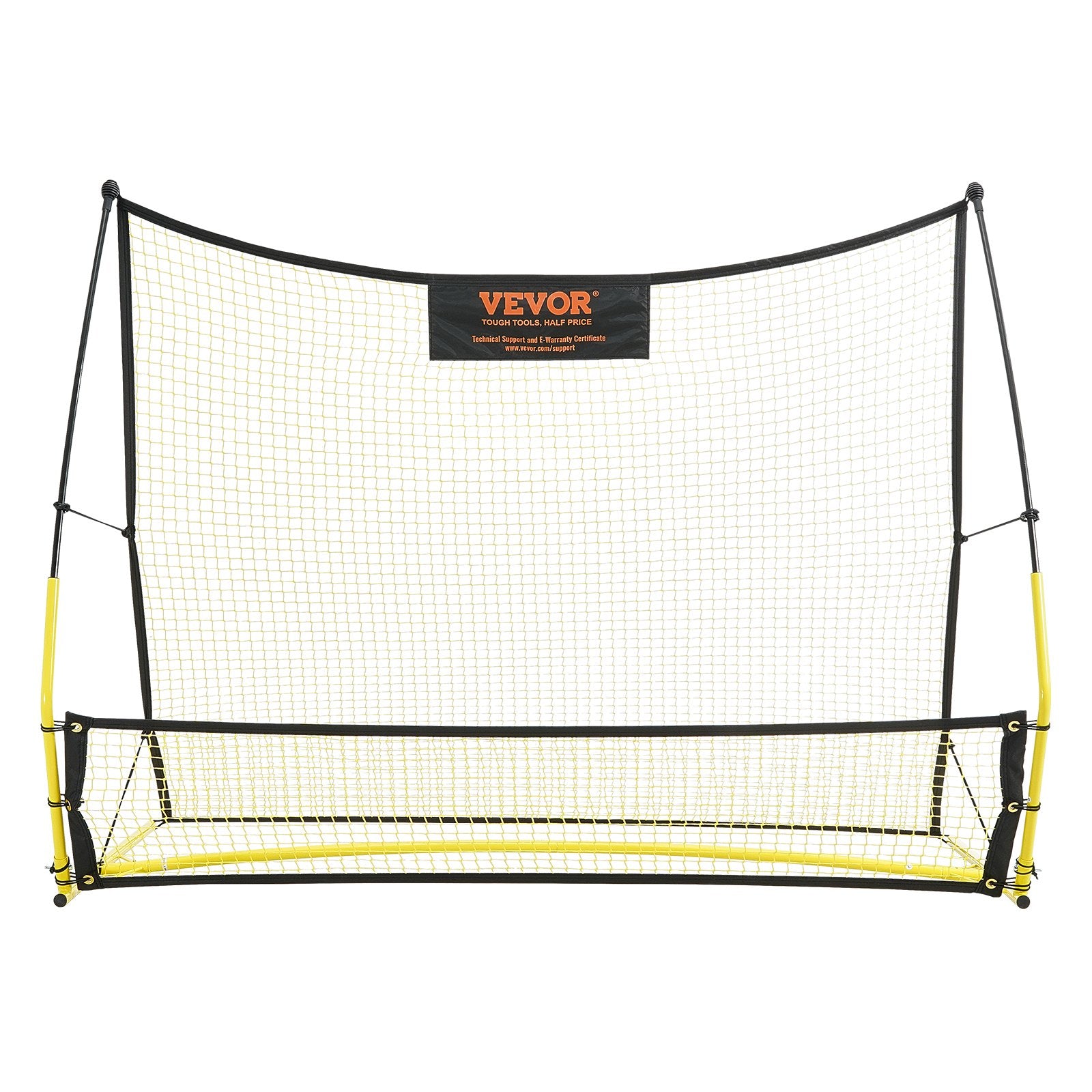 Soccer Trainer 2-in-1 Portable Rebounder Net Iron Wall Bag Practice Training
