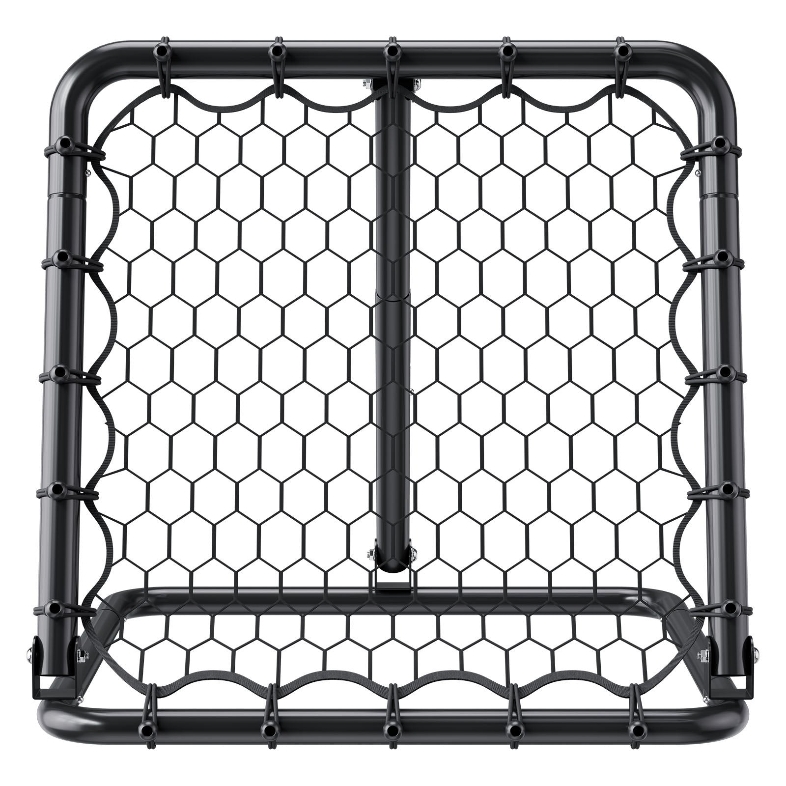 Soccer Rebounder Net 34x34in Portable Football Training Adjustable Angles