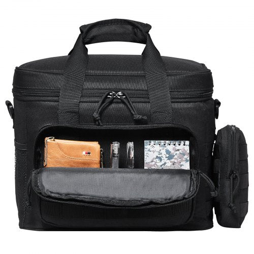 VEVOR 20L Insulated Cooler Bag Lunch Box with Molle Design Multi-Pocket - Black