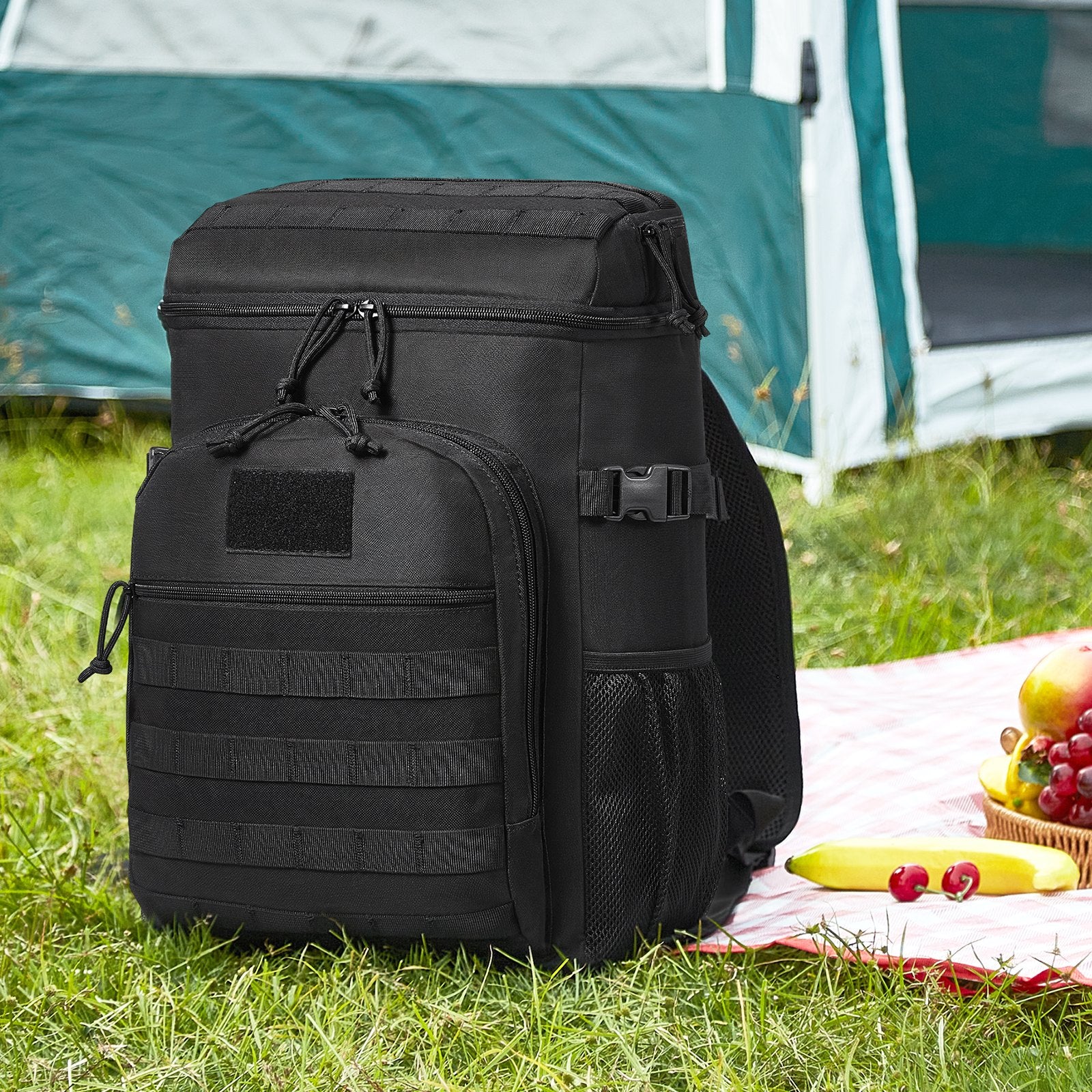 Cooler Bag, 25L Insulated Lunch Bag with Molle Design and Multi-Pocket