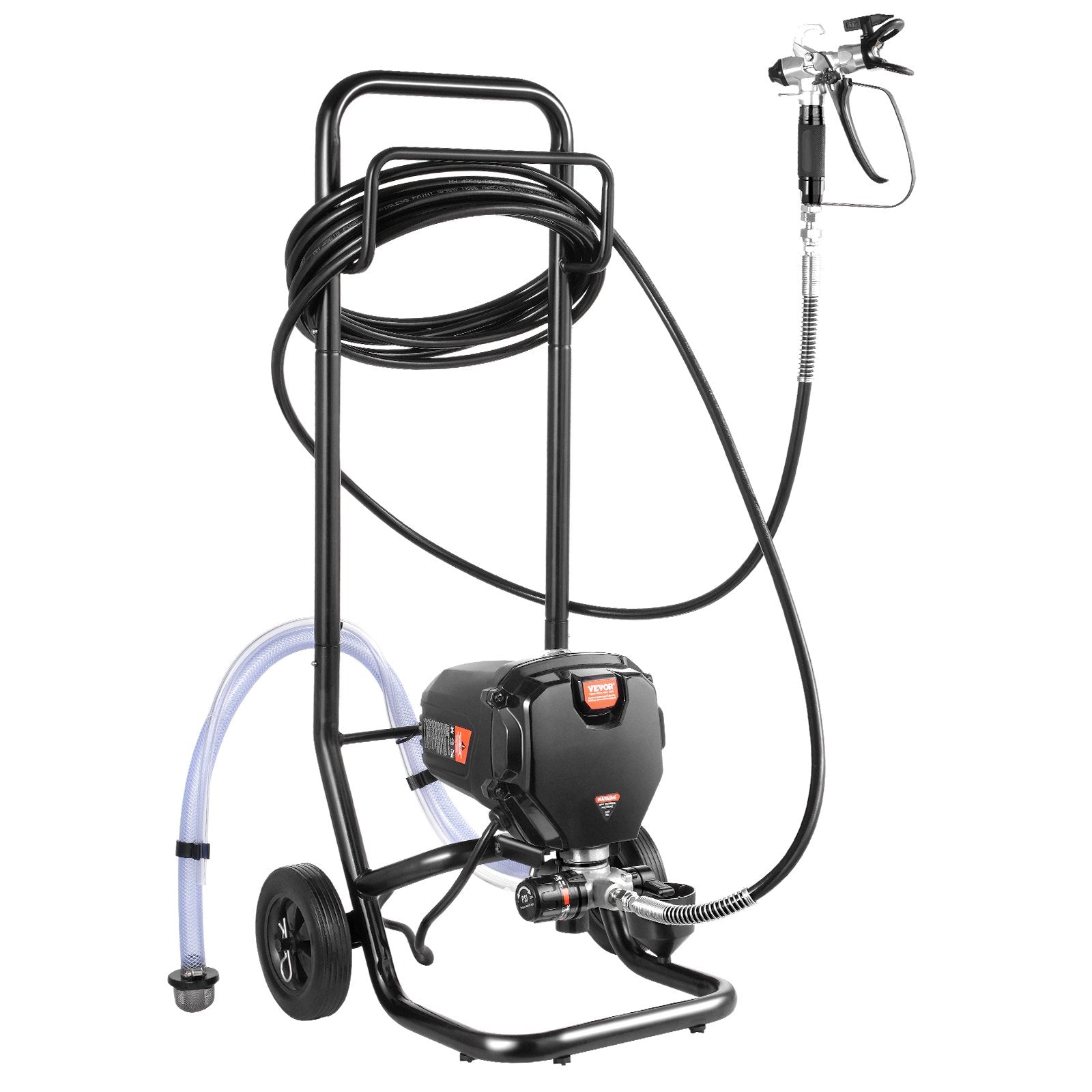 Stand Airless Paint Sprayer 750W 3000PSI Electric with Cart for Home Use