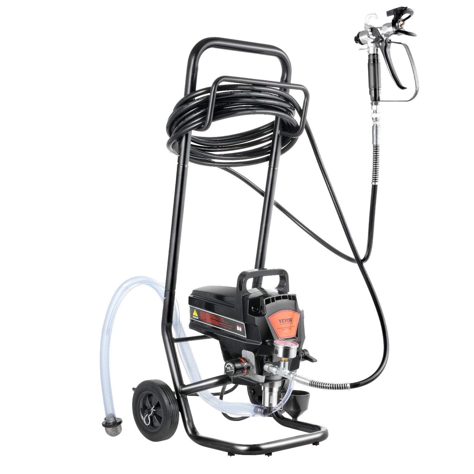 Stand Airless Paint Sprayer 950W 3000PSI Electric with Cart for Home Use