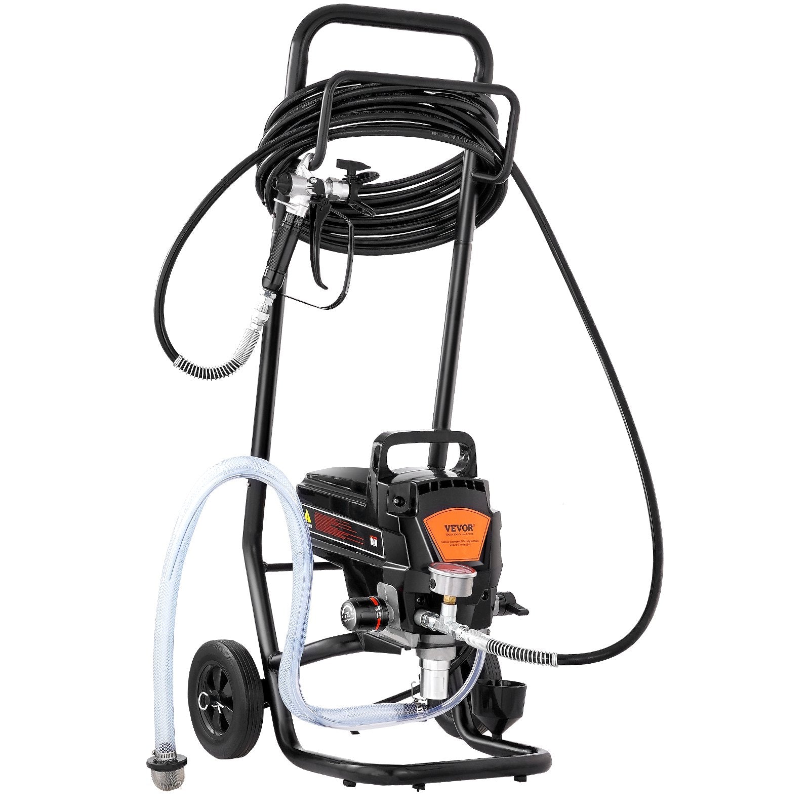 Stand Airless Paint Sprayer 950W 3000PSI Electric with Cart for Home Use