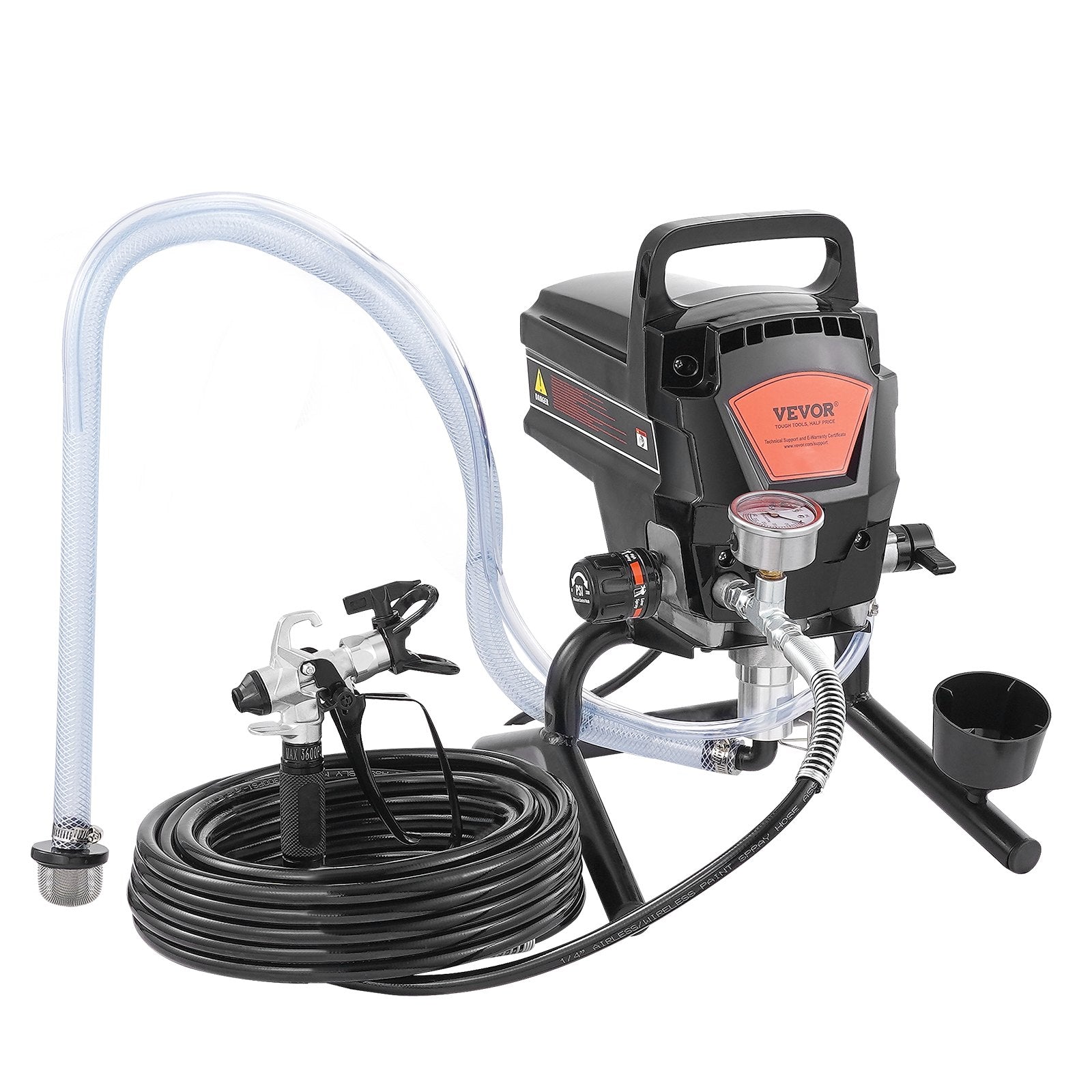 Stand Airless Paint Sprayer 950W 3000PSI High Efficiency Handheld Home Use
