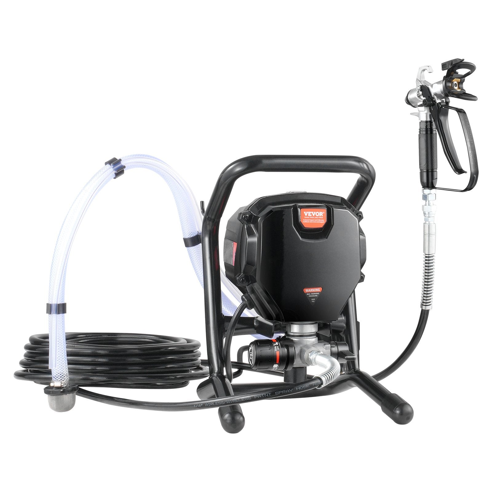Stand Airless Paint Sprayer 750W 3000PSI High Efficiency Handheld Home Use