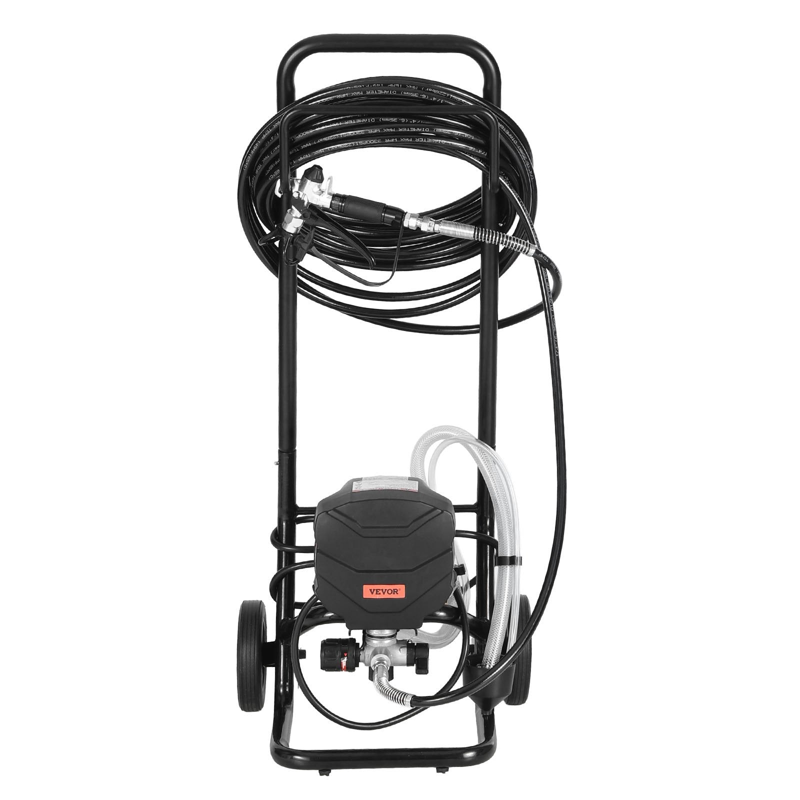 St& Airless Paint Sprayer 650W 3000PSI with Cart, Hose, Nozzles & Extension Rod