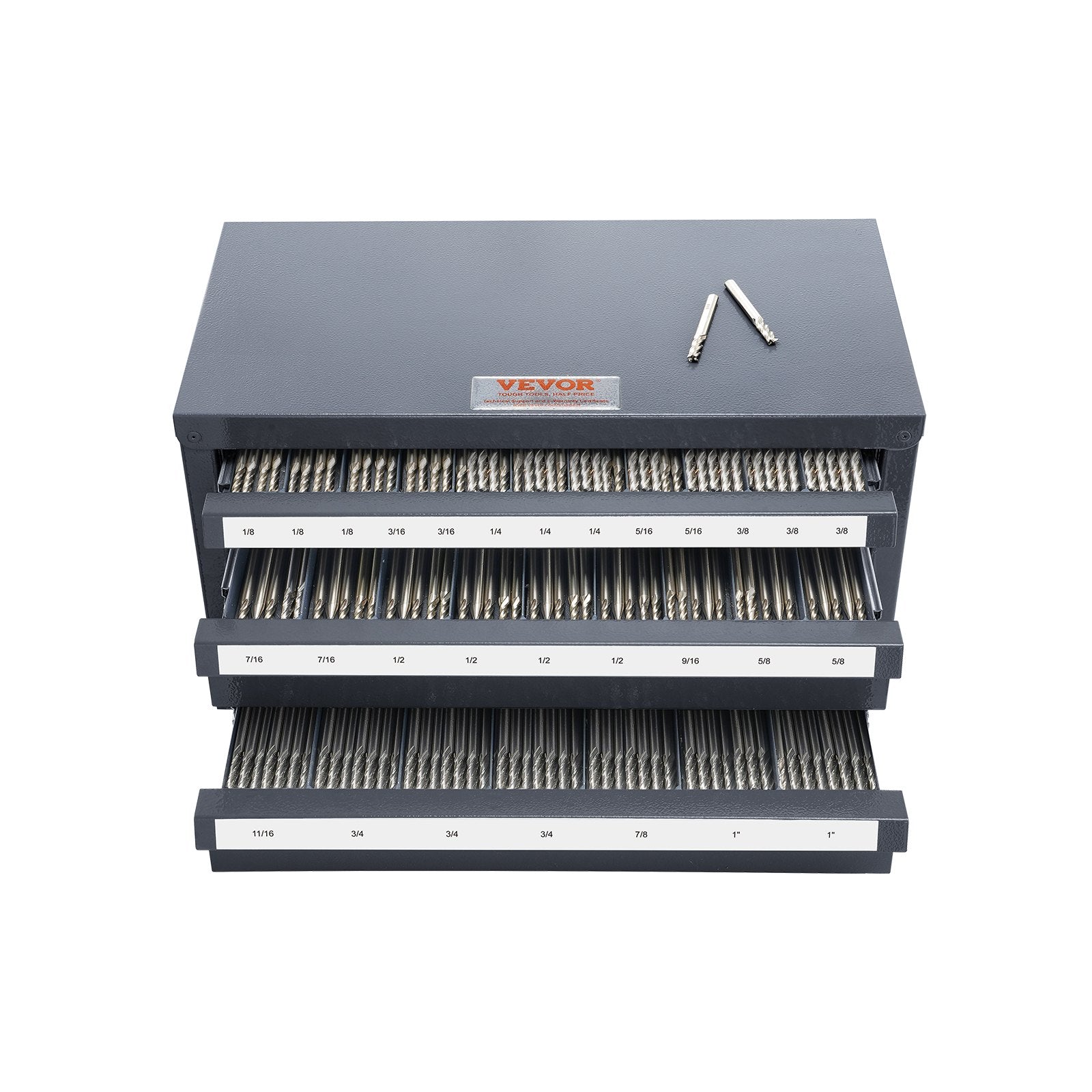3 Drawer End Mill Dispenser Cabinet 29 Compartment Steel Organizer