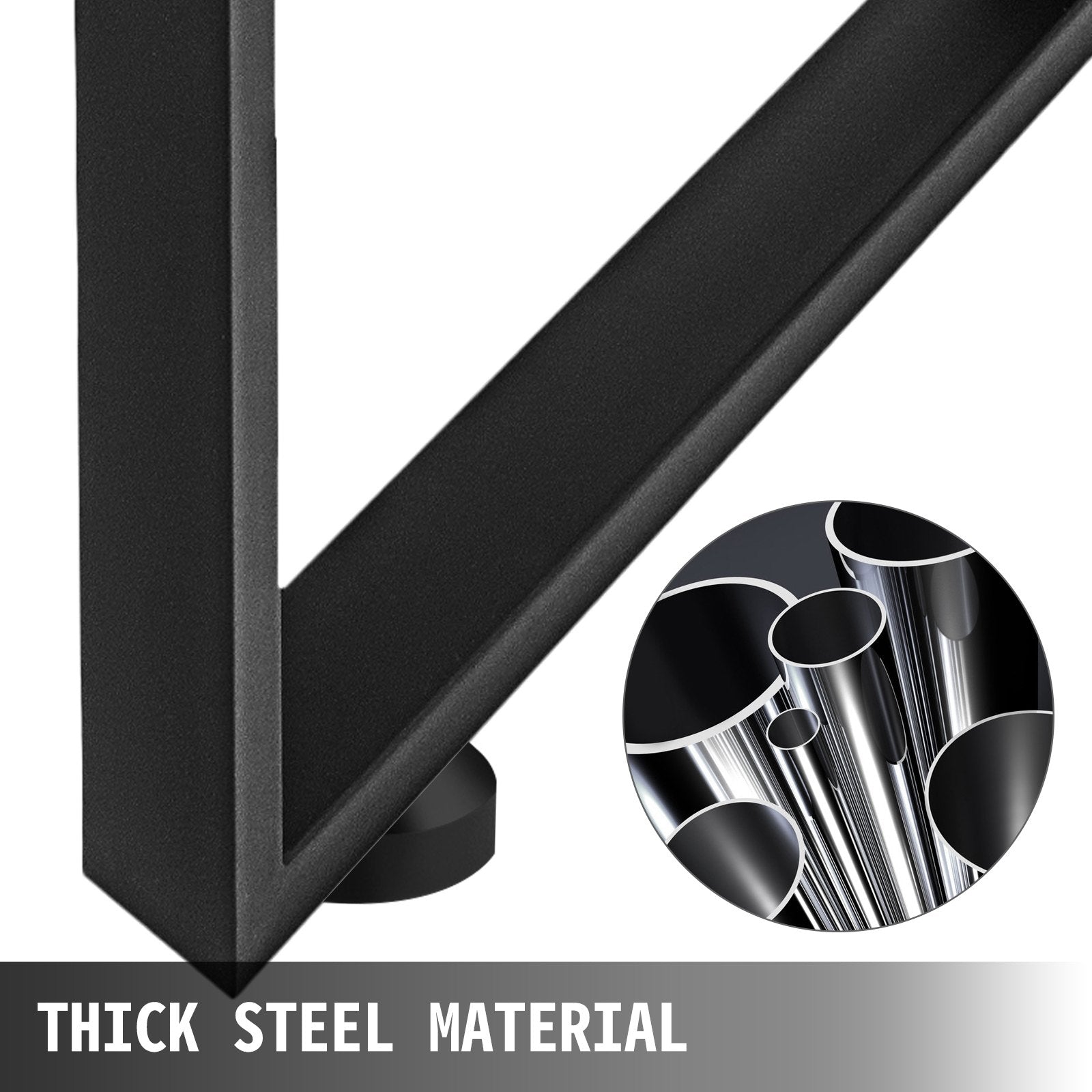 Metal Table Legs Set of 2 31x23 Steel Dining Office Computer Desk Bench Legs