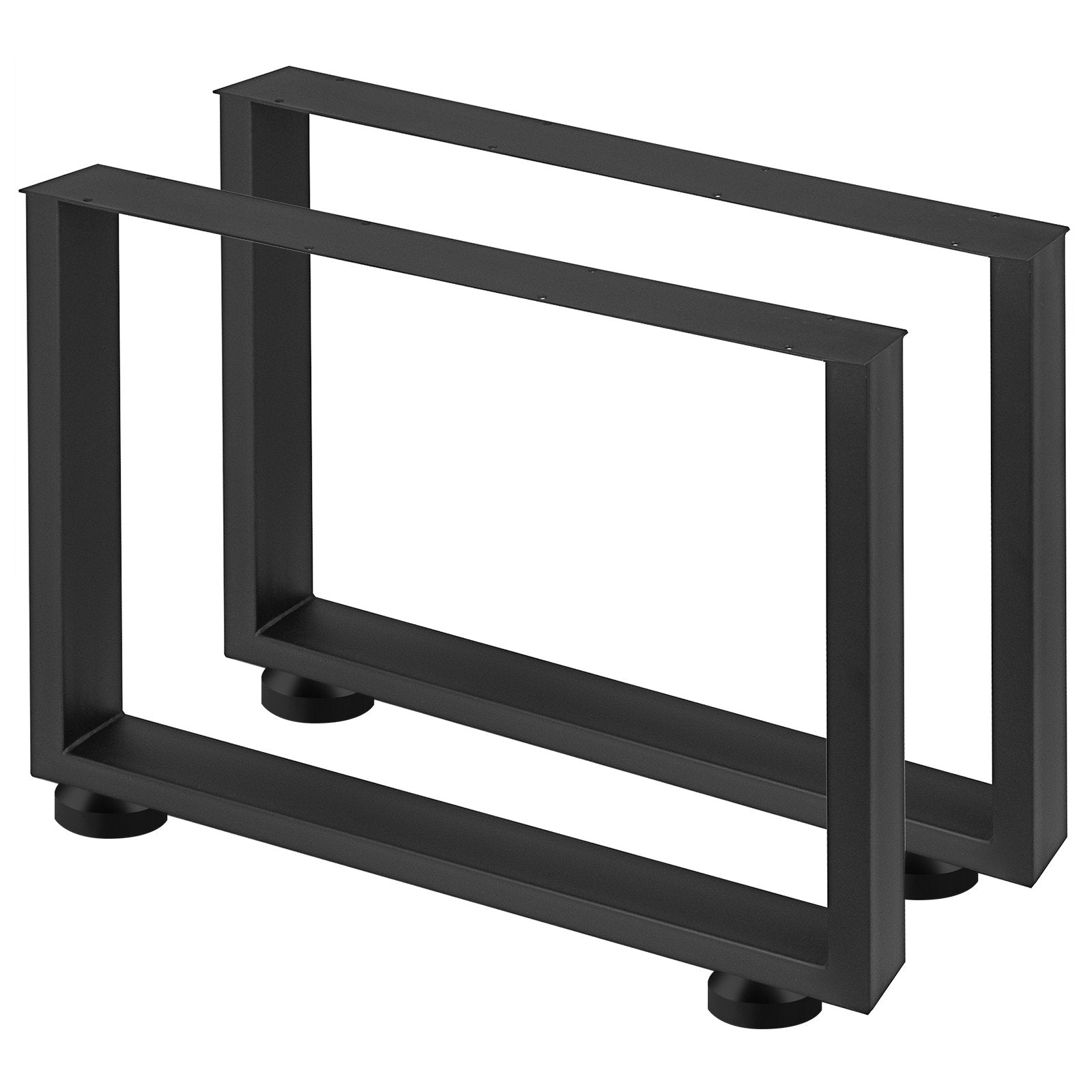 Metal Table Legs Set of 2 31x23 Steel Dining Office Computer Desk Bench Legs