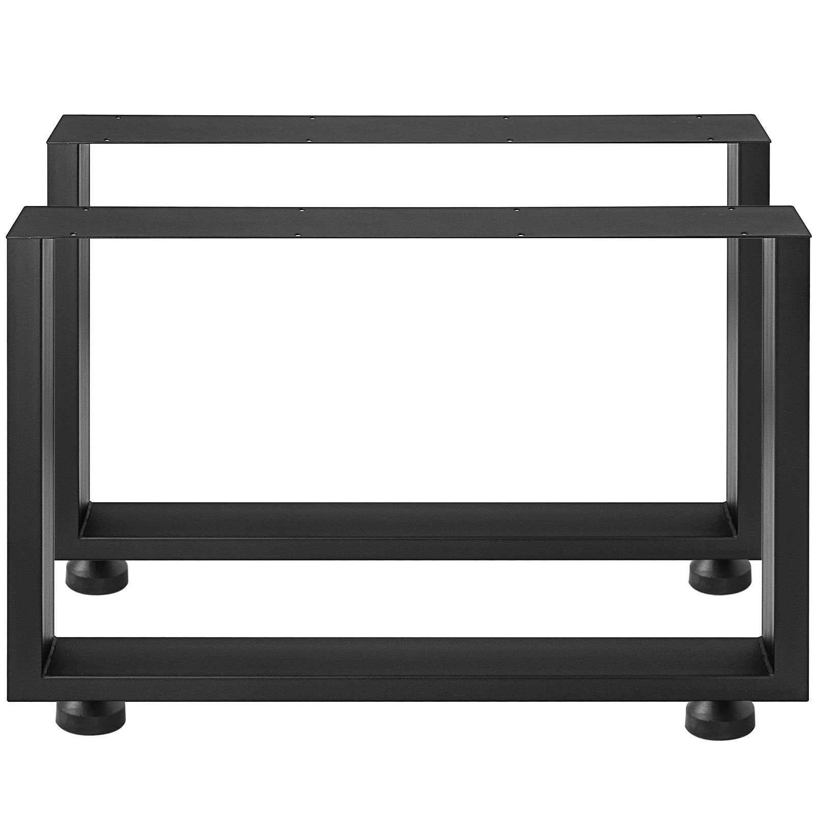 Metal Table Legs Set of 2 31x23 Steel Dining Office Computer Desk Bench Legs