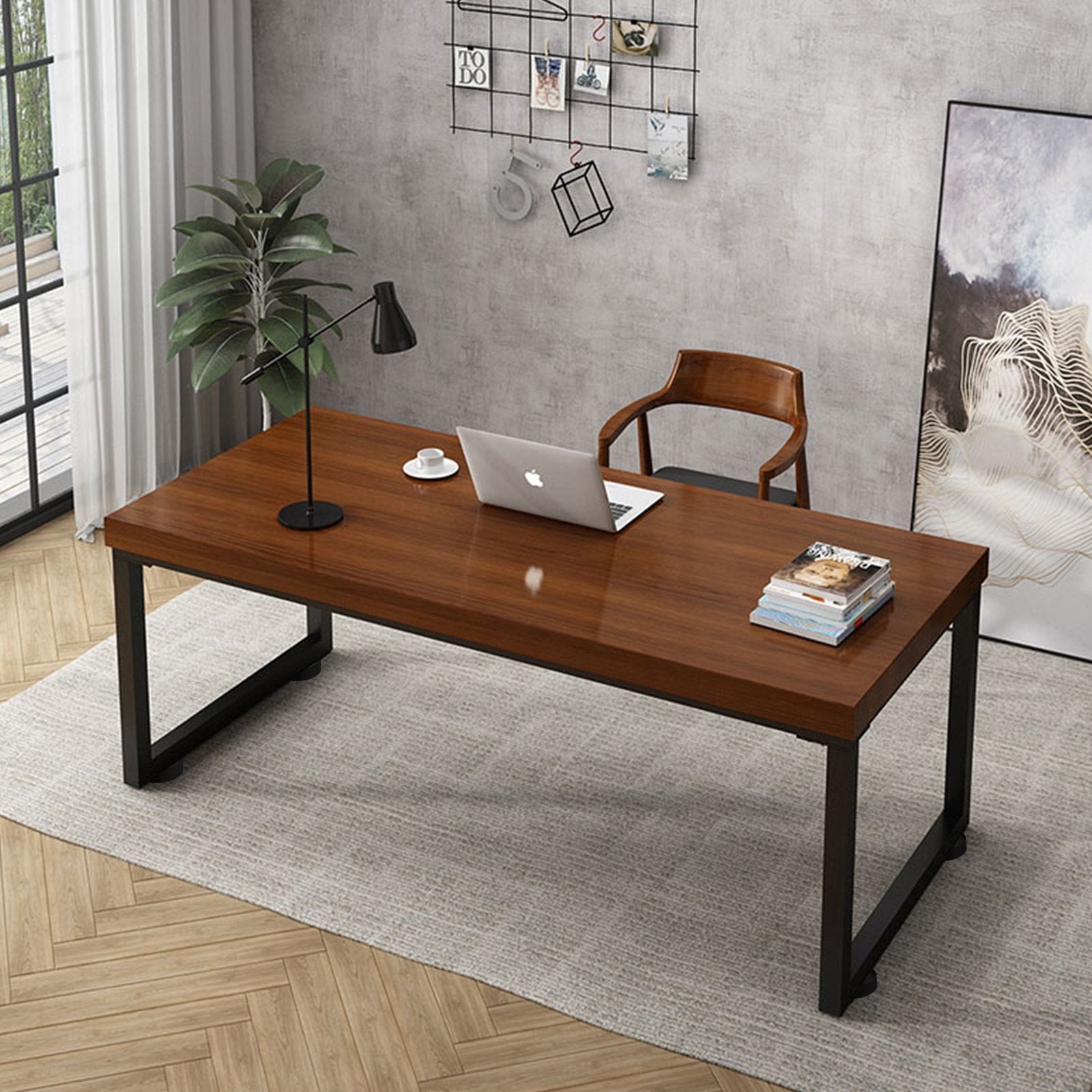 Metal Table Legs Set of 2 31x23 Steel Dining Office Computer Desk Bench Legs