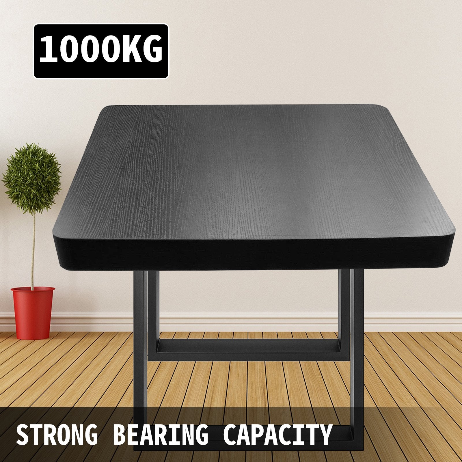 Metal Table Legs Set of 2 35x28 Steel Dining Office Computer Desk Bench Legs