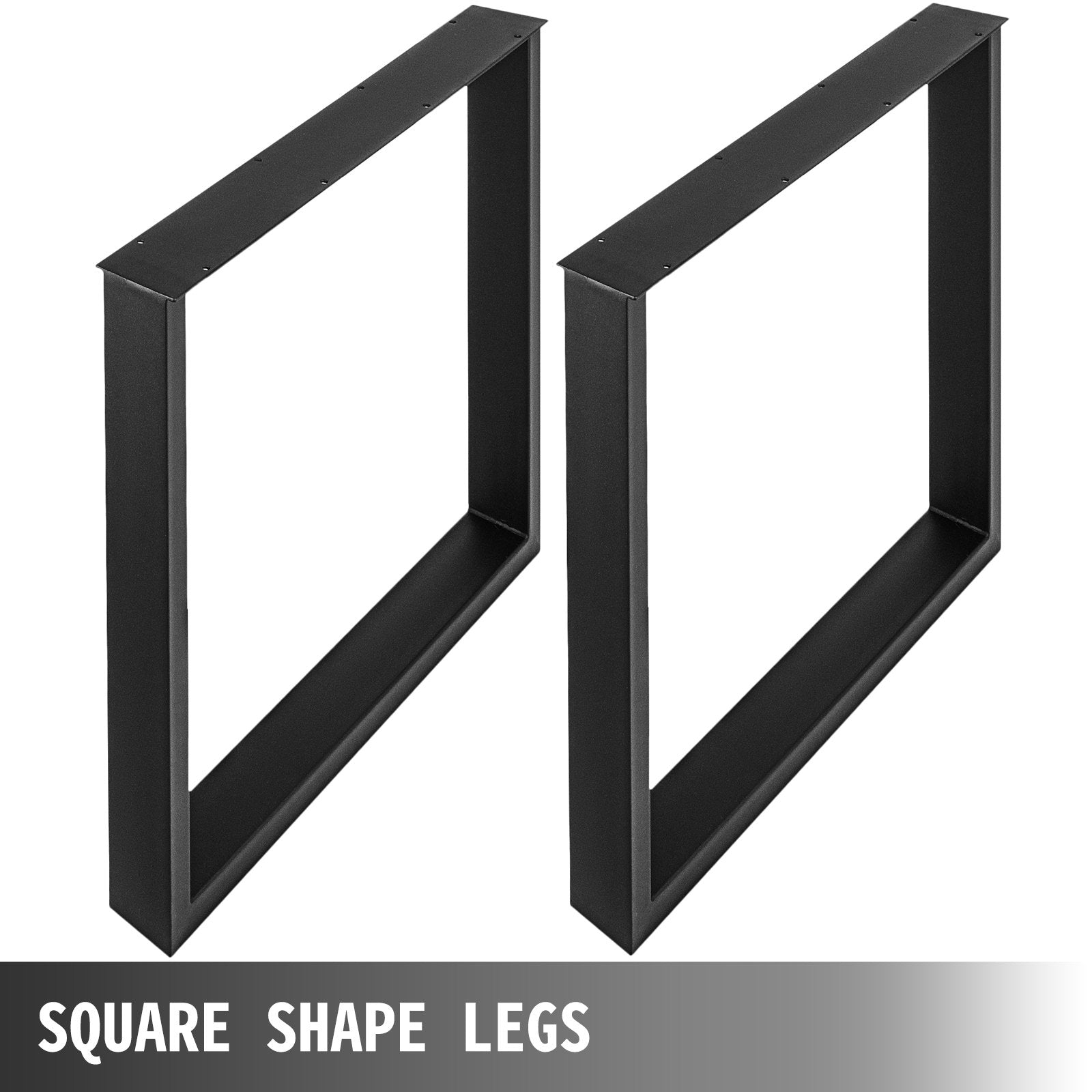 Metal Table Legs Set of 2 35x28 Steel Dining Office Computer Desk Bench Legs