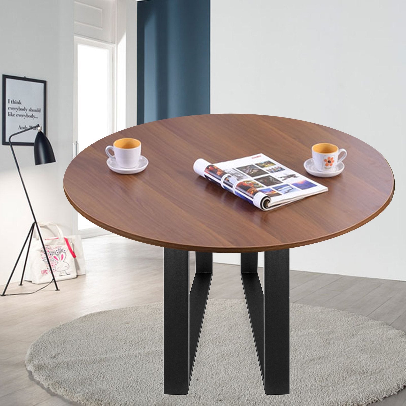 Metal Table Legs Set of 2 35x28 Steel Dining Office Computer Desk Bench Legs