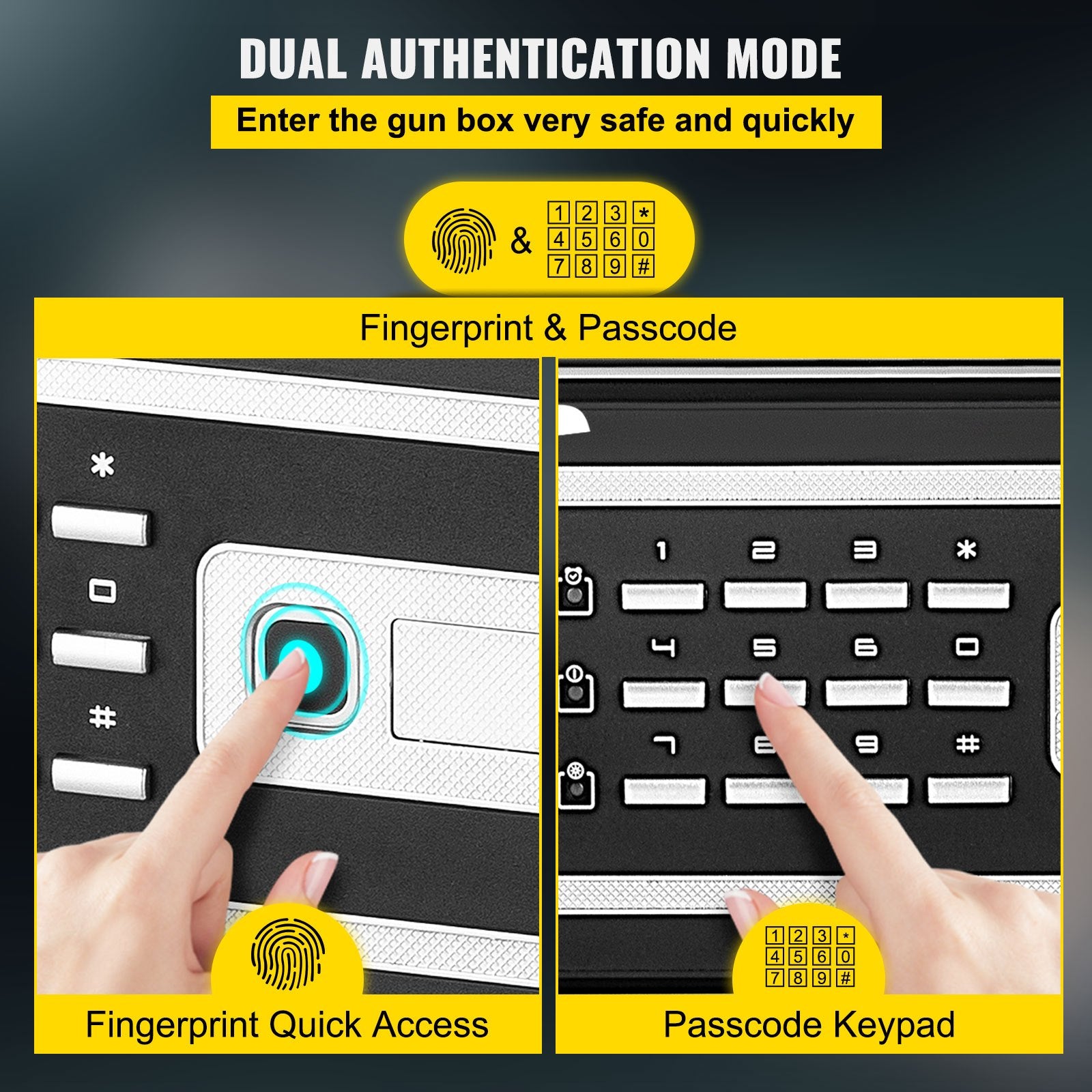 Safe Box Lock 2.1 Cubic Feet Digital Security Safe for Home and Office