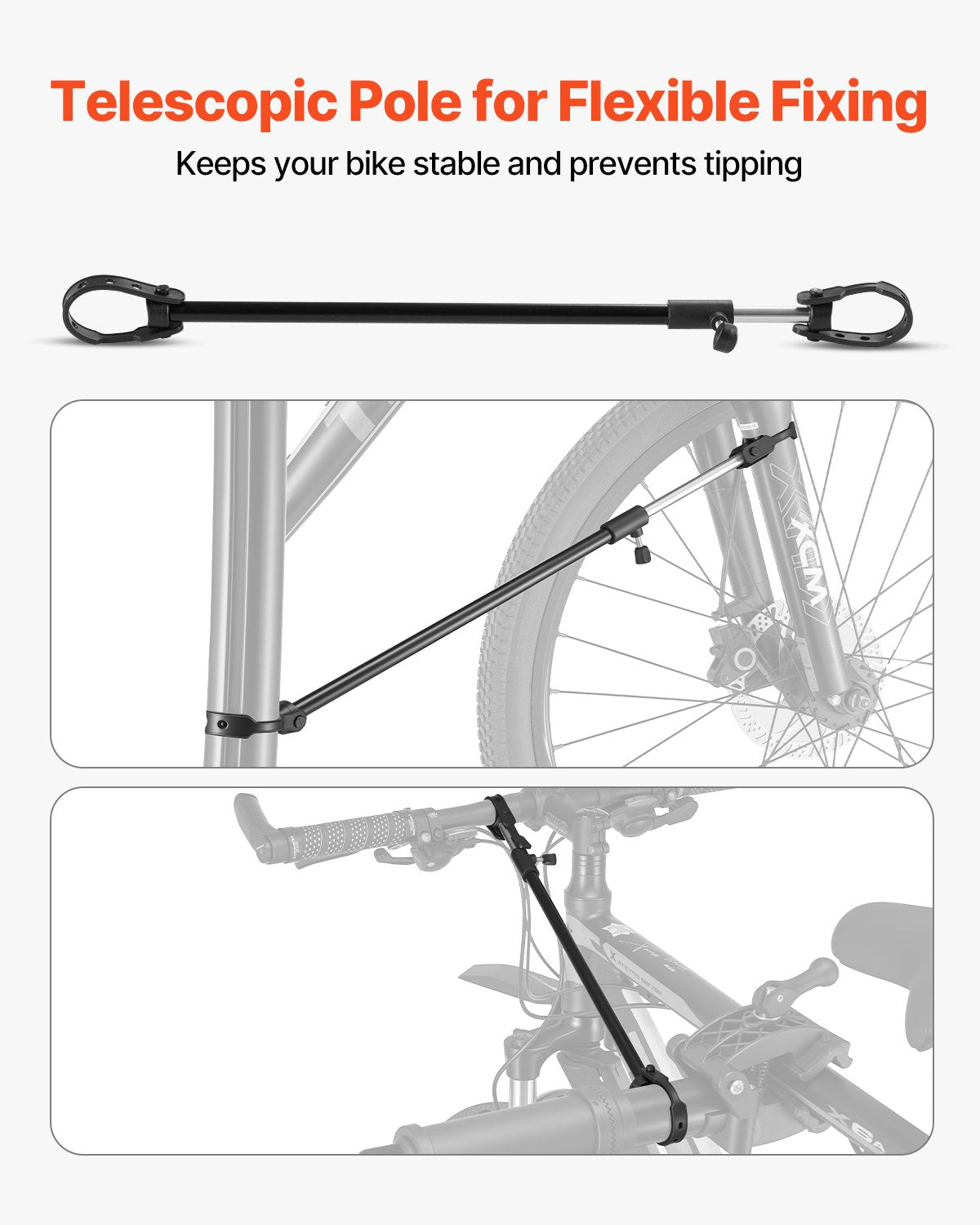 Bike Repair Stand 38.56kg 1035-1630mm Adjustable Foldable Magnetic Tool Tray
