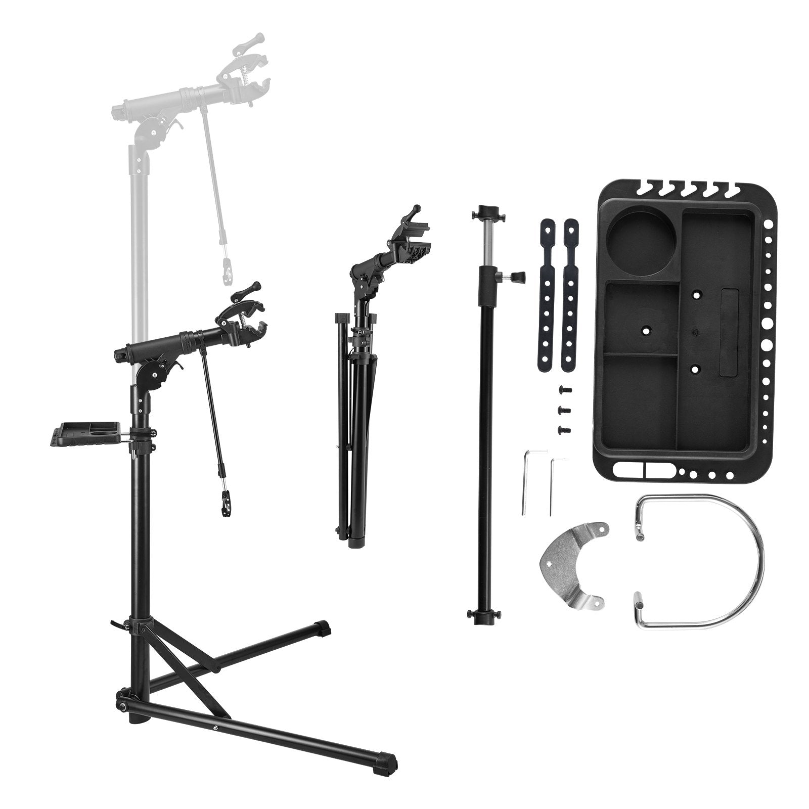 Bike Repair Stand 38.56kg 1035-1630mm Adjustable Foldable Magnetic Tool Tray
