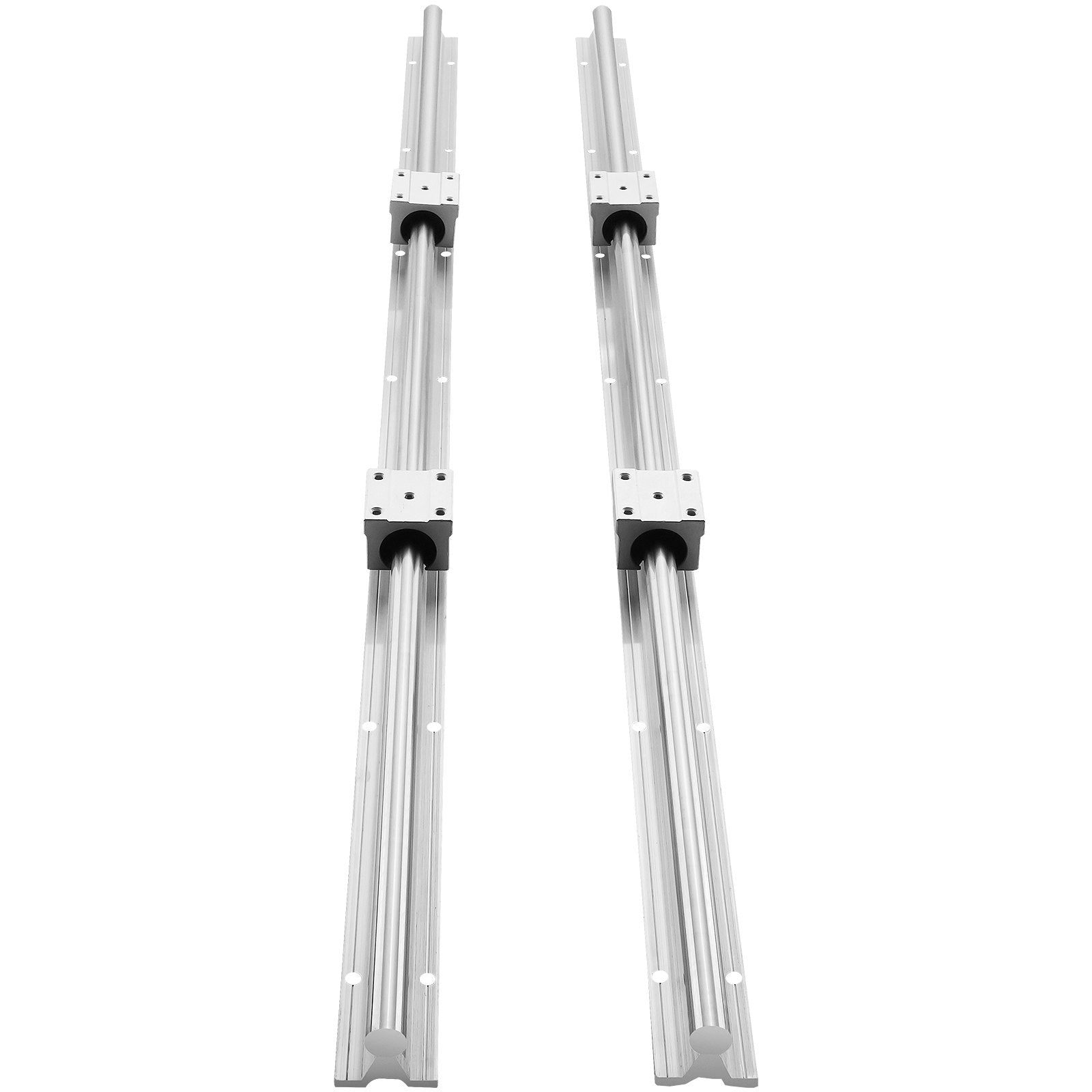 SBR16 1000mm Linear Guide Rail Set with 4 SBR16UU Slide Blocks for CNC Projects