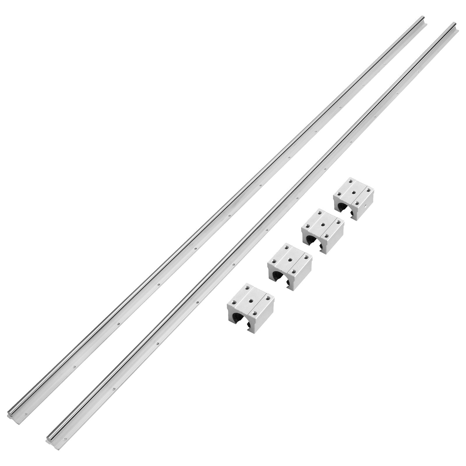 Linear Guide Rail Set SBR20 1800mm 2 Rails 4 SBR20UU Slide Blocks CNC Machine