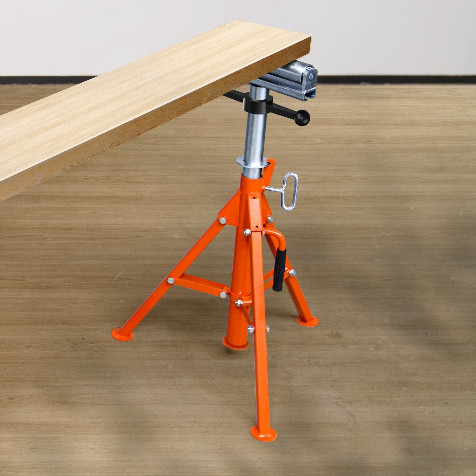 Roller Stand Heavy Duty 1136KG Load 27.6-52in Adjustable 45# Steel Support