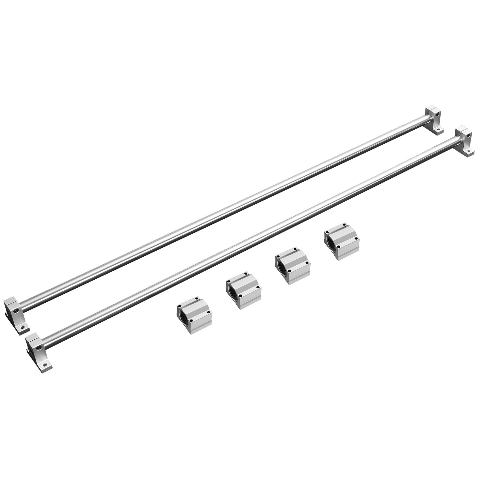 SFC20 Linear Guide Rail Set 1200mm with 4 SC20 Blocks and Rail Supports