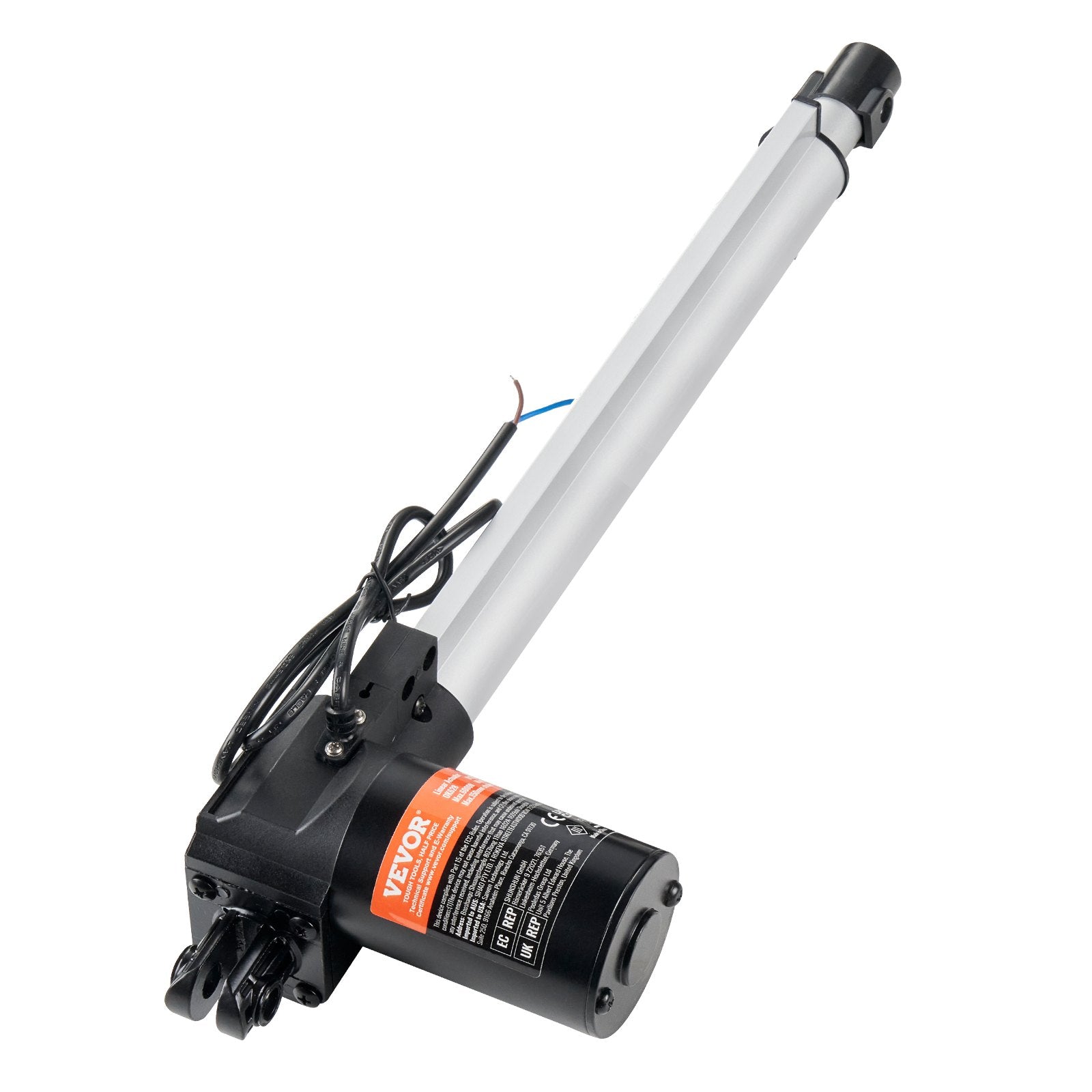 Linear Actuator 12V 12" 1320lbs/6000N 0.19"/s with Mounting Bracket IP44