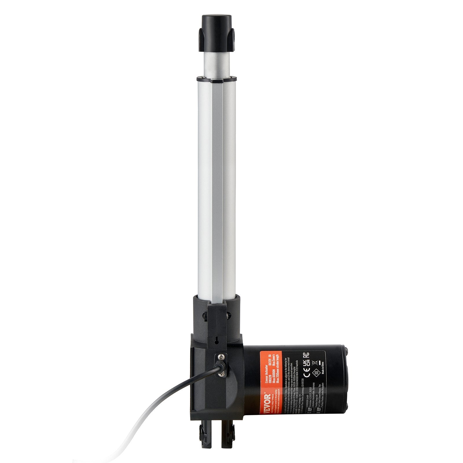 12V Linear Actuator 8 Inch Heavy Duty 6000N with Bracket IP44