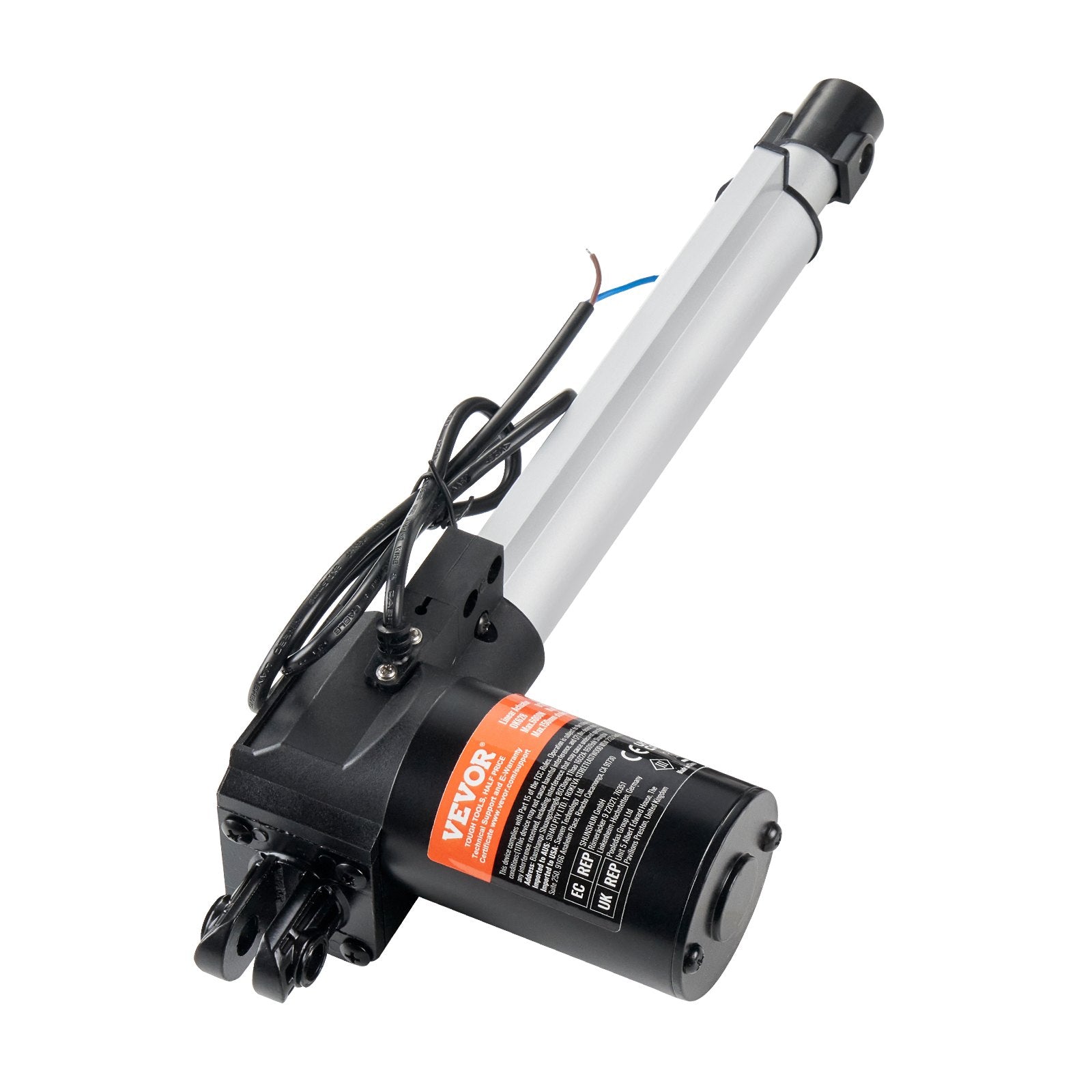 12V Linear Actuator 8 Inch Heavy Duty 6000N with Bracket IP44