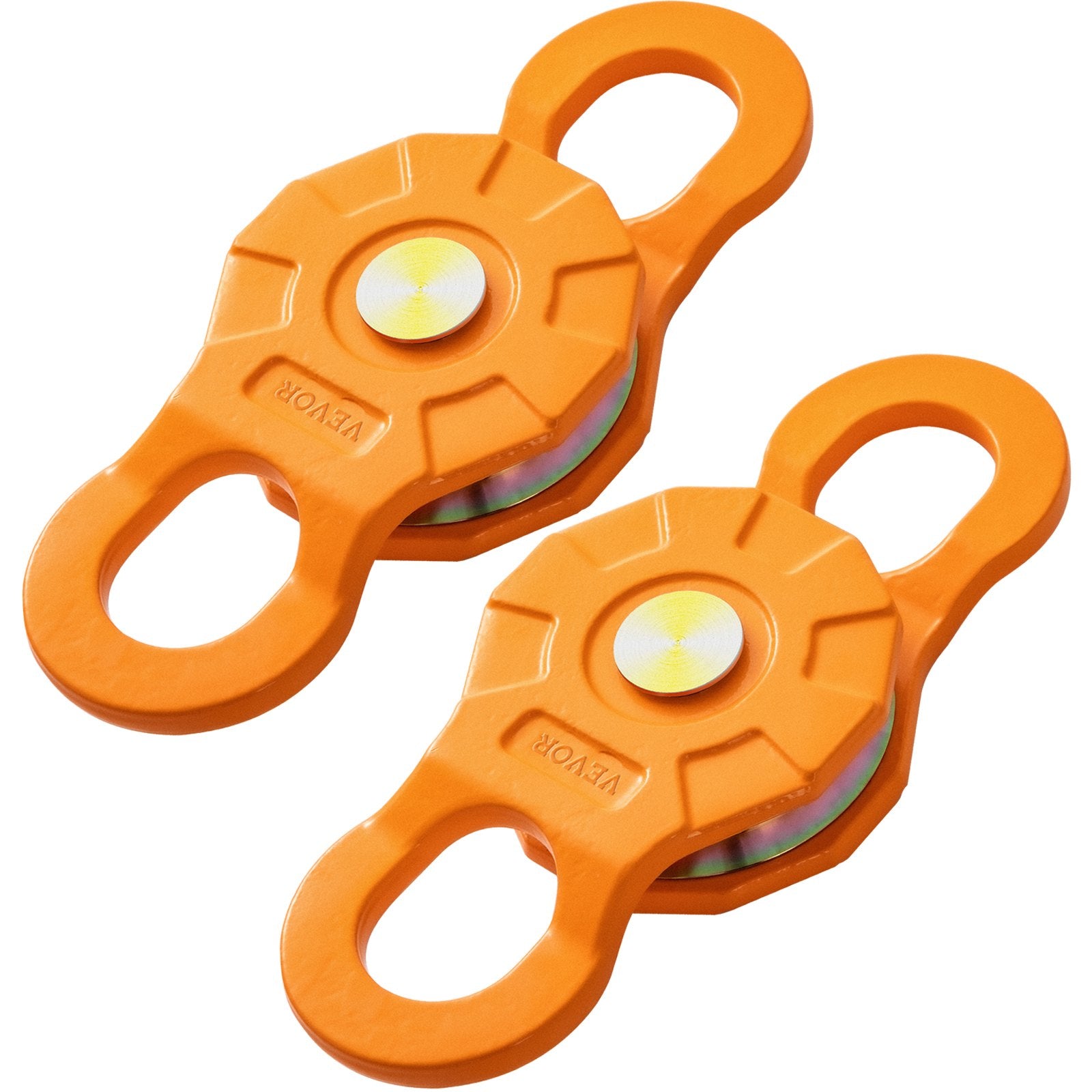 Snatch Block 11T 25,000 LBS Heavy Duty Winch Pulley for 0.55" Rope 2 Packs