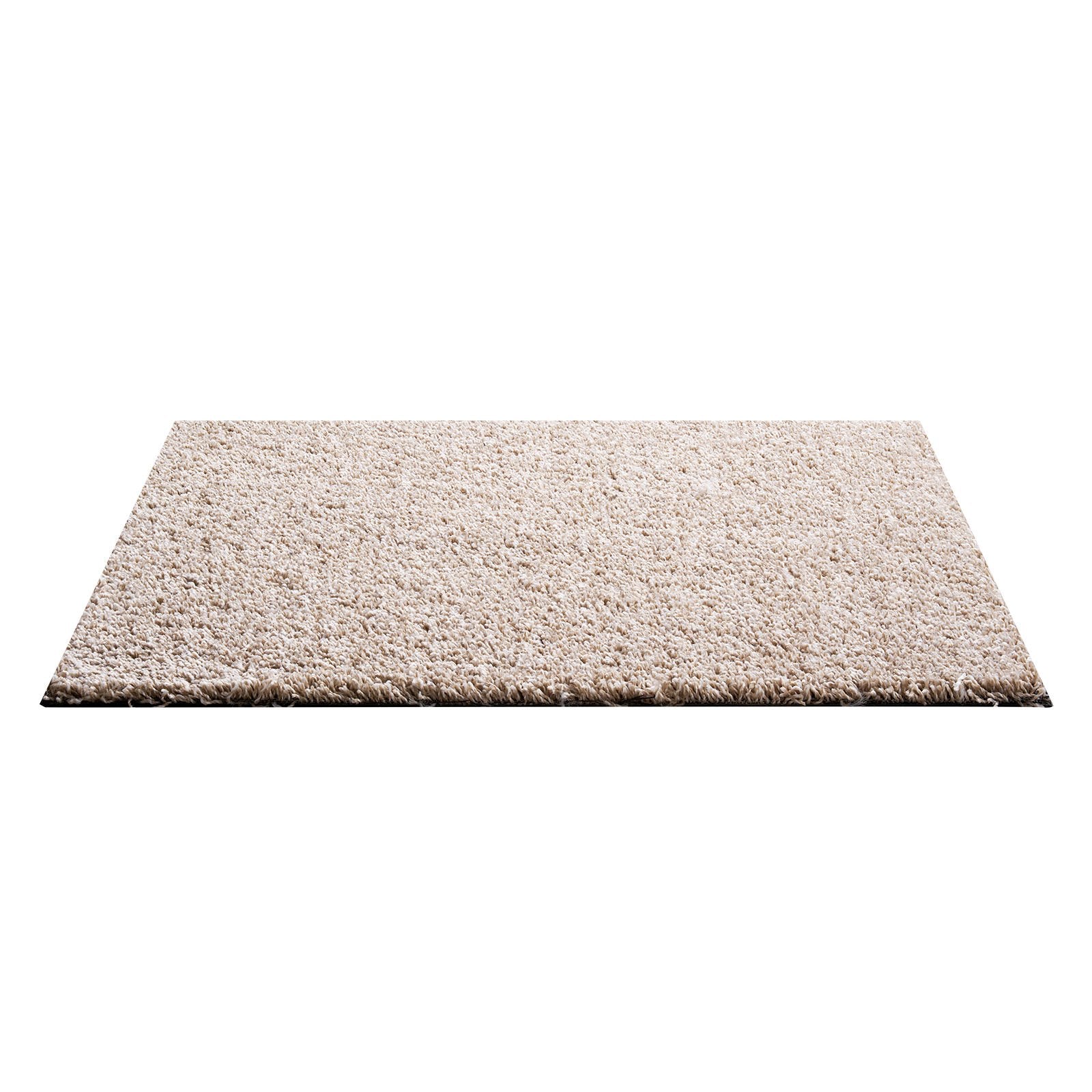Carpet Tiles 457x457mm, 10 Pack Self-Adhesive Soft Plush Squares, Light Brown