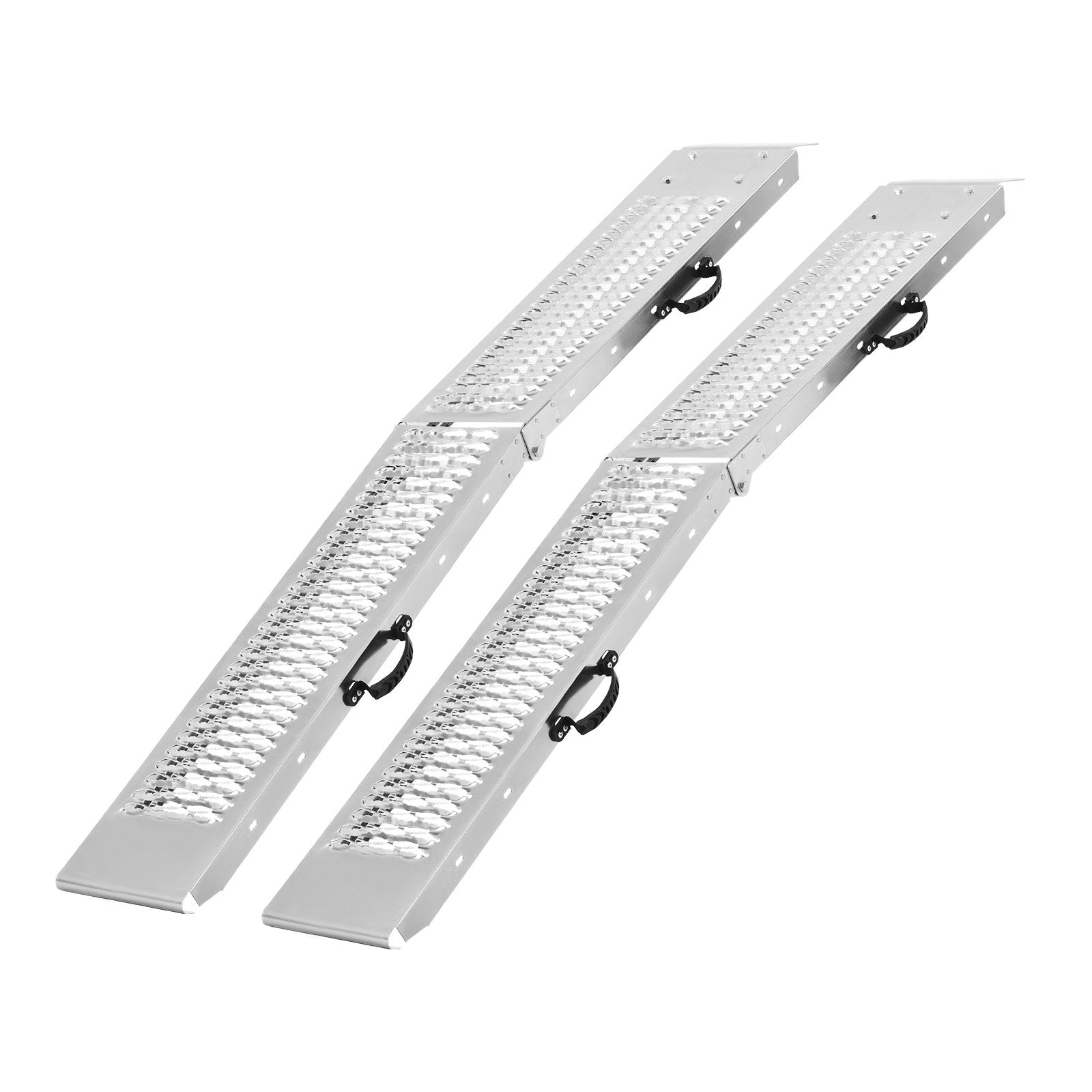Steel Ramps 1000 lbs 2-Pack Heavy-Duty Wider Surface Universal Loading Ramp