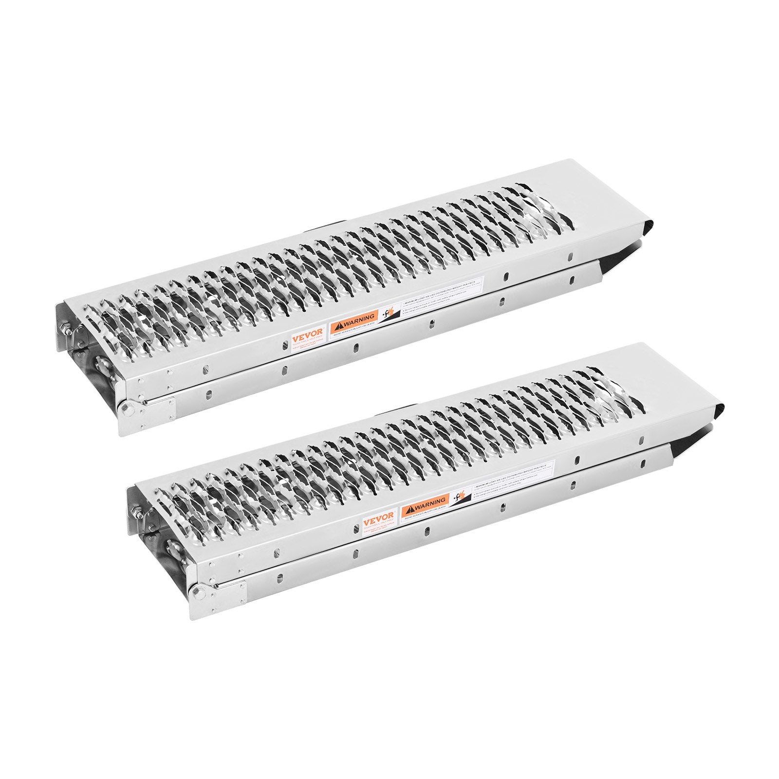 Steel Ramps 1000 lbs 2-Pack Heavy-Duty Wider Surface Universal Loading Ramp