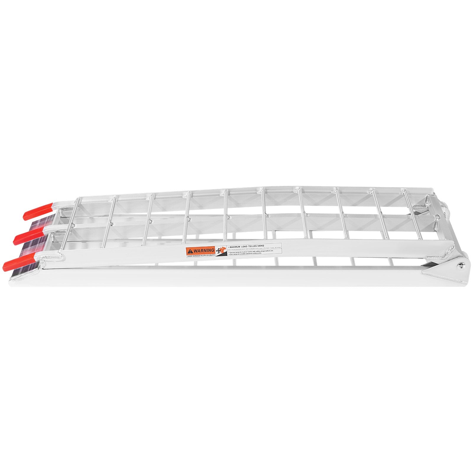Motorcycle Ramps 340kg Folding Loading Ramp Straps Truck Trailer 2260x305mm